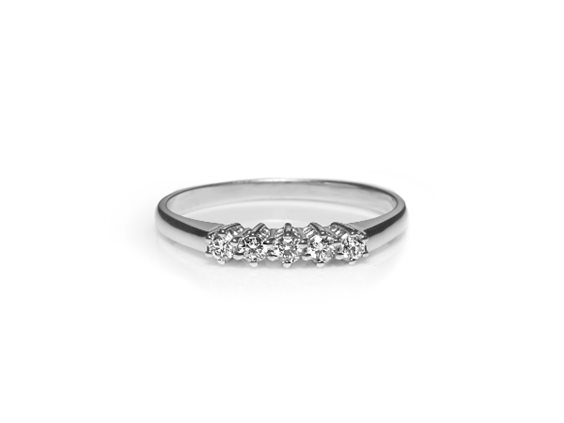 Anello Promesse Donna in Oro bianco Diamante 0.4 Ct FTO/0,40-16 - FTO/0,40-16